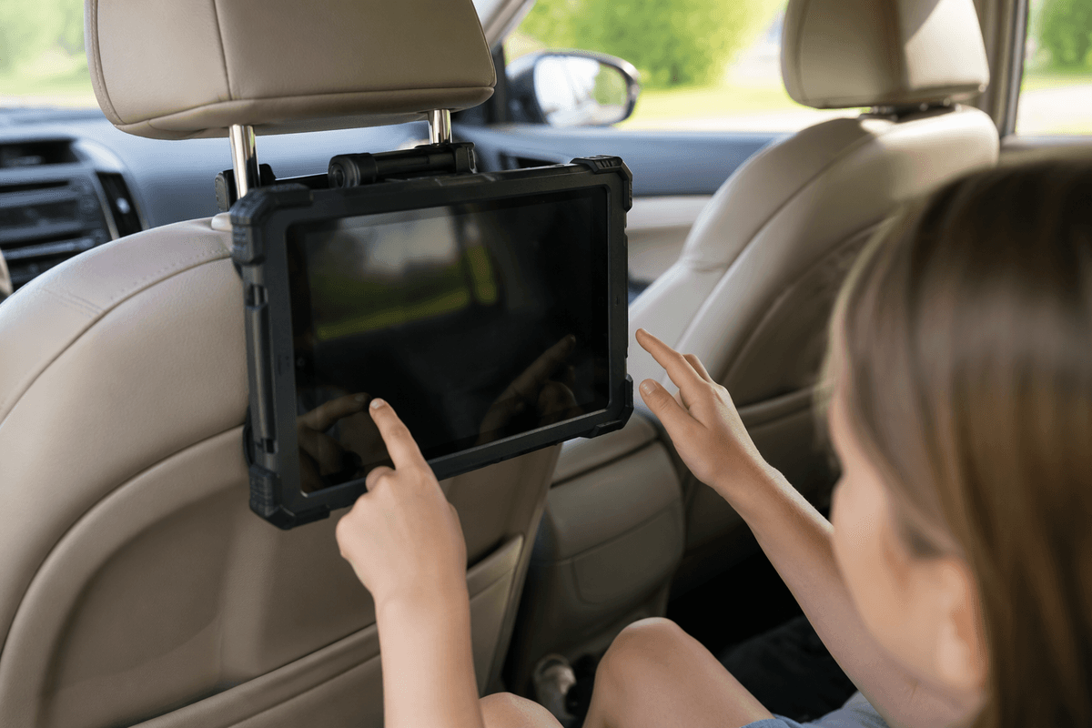 Tablet or phone + mount: the cheapest flexible solution