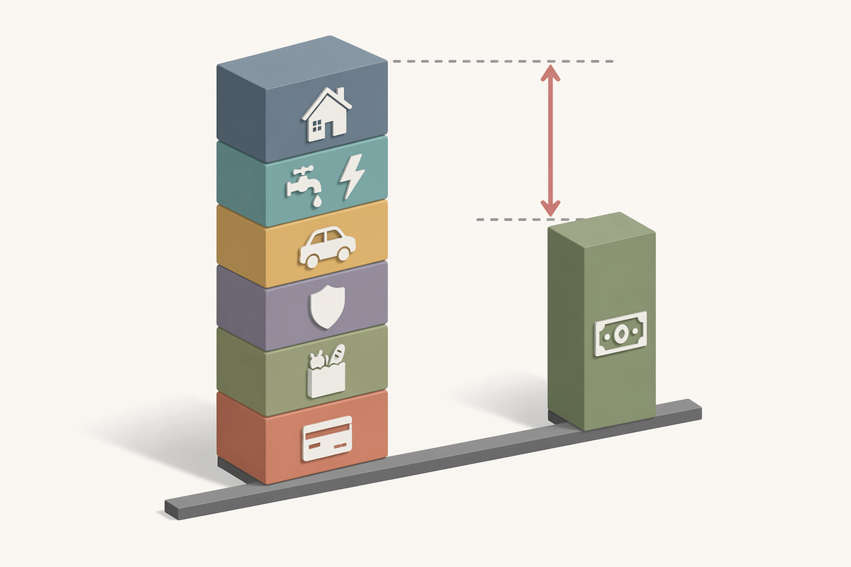 Set a ‘bare minimum’ spending level you can defend