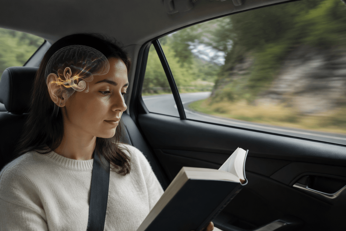 Why motion sickness happens: your eyes and inner ear disagree