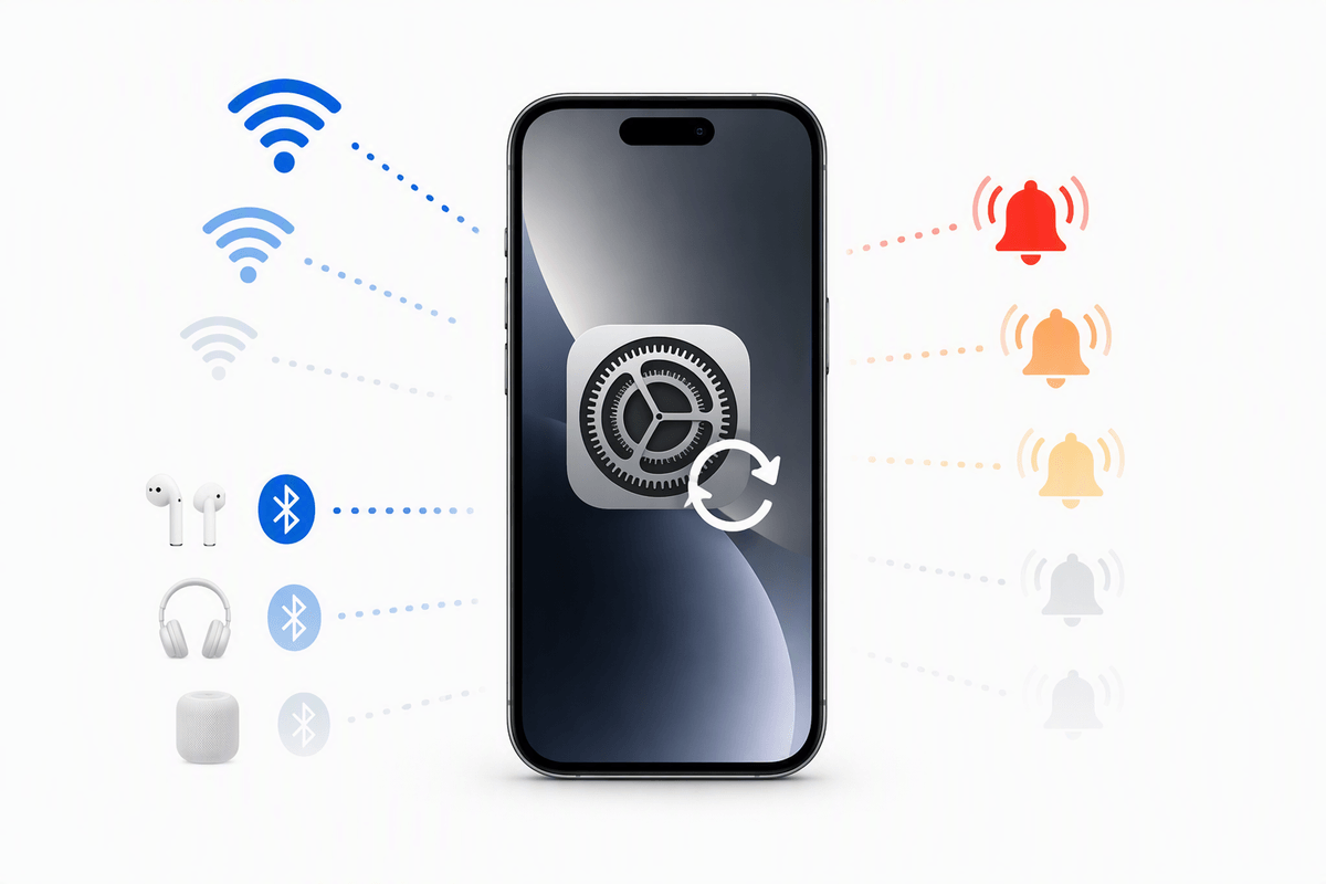 Step 7: Restart, update iOS, and reset settings without data loss