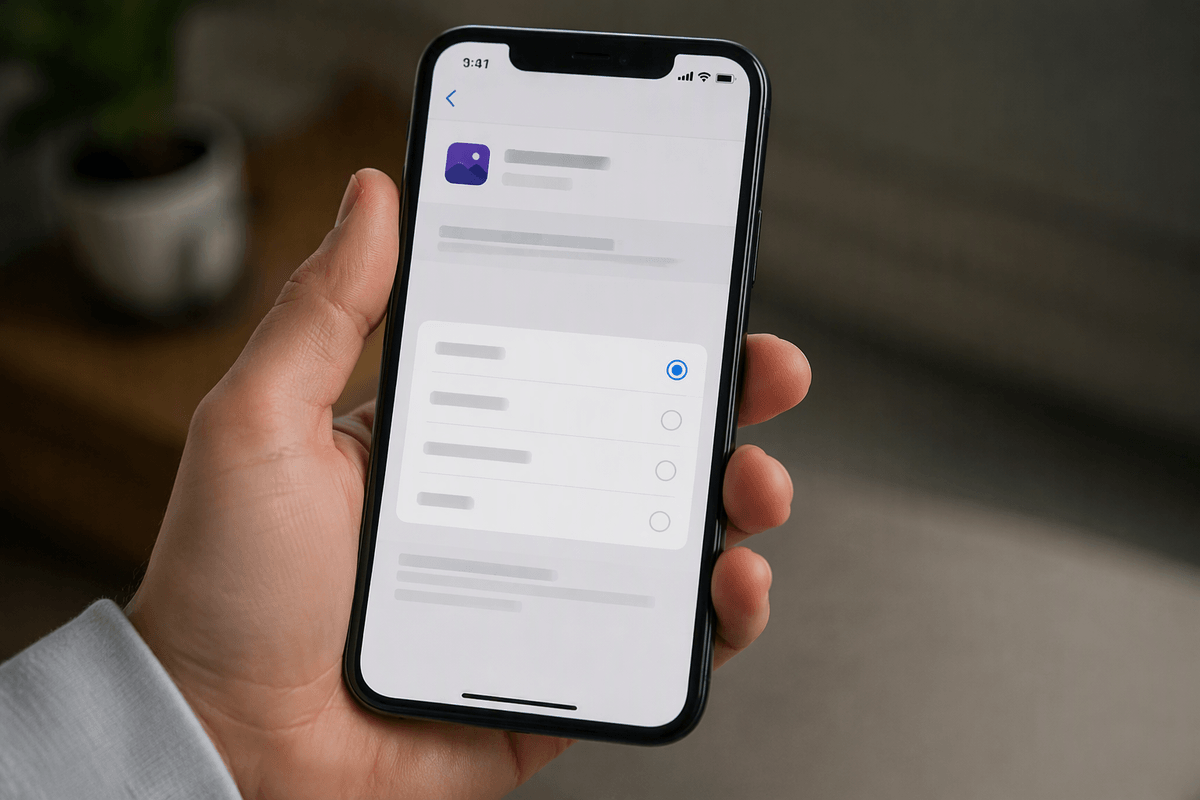 Choose the right iPhone app permission: Never, Ask, While Using, Always